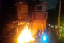 دپوی بنزین باعث آتش سوزی منزل مسکونی در بندرعباس شد