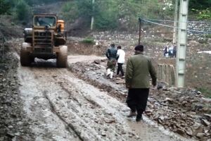 راه مواصلاتی داخل «نیچکوه» بازگشایی شد