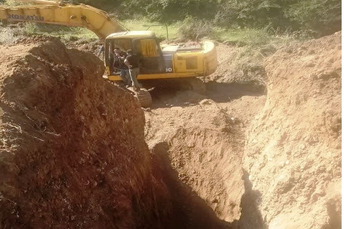 متلای شدن باند حفاری غیرمجاز در کجور