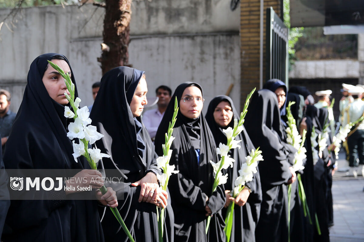 مراسم تشییع پیکر رئیس مجمع خیرین مدرسه‌ساز