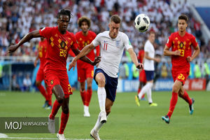 نتیجه نیمه اول بازی بلژیک و انگلیس