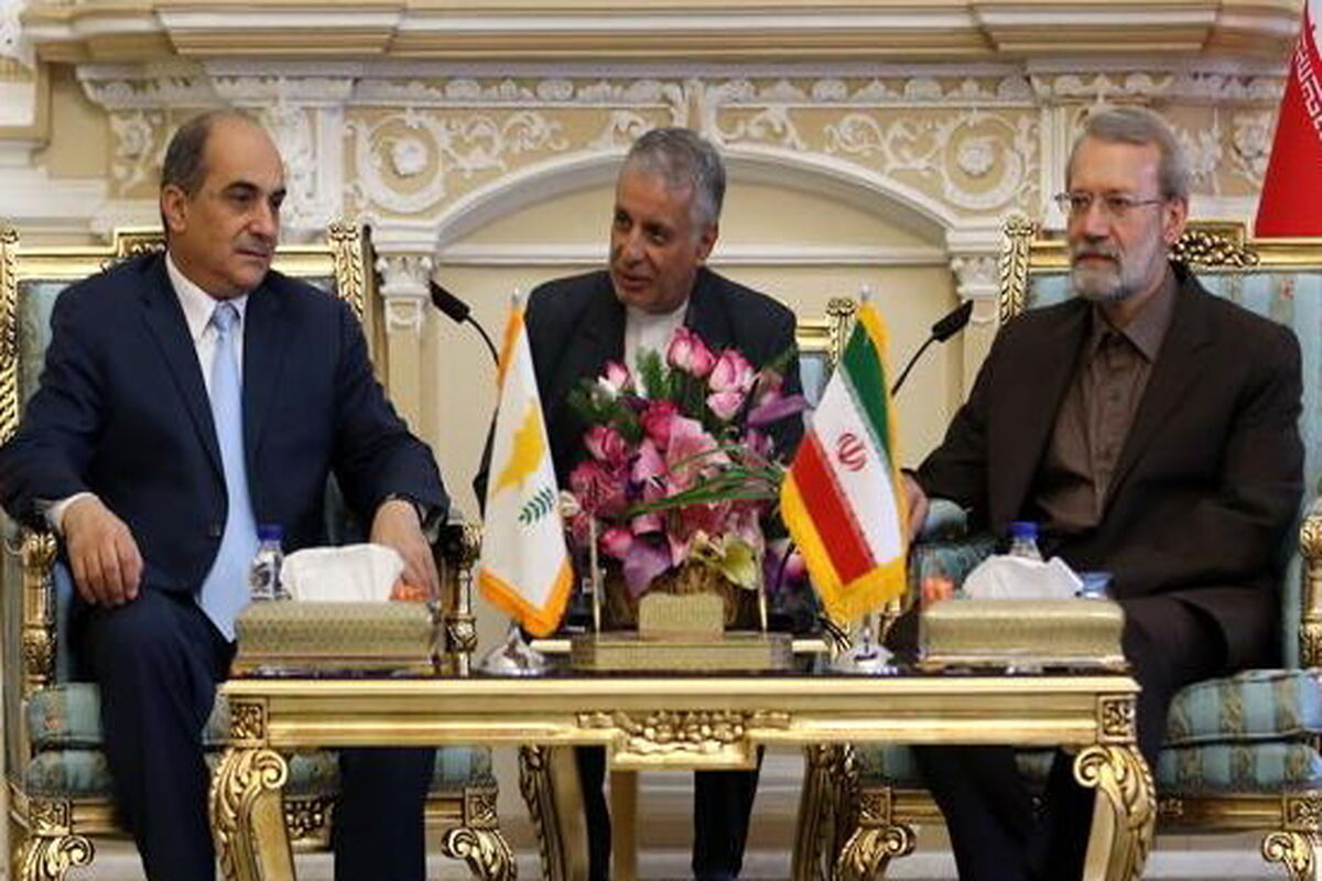 دیدار لاریجانی با رئیس مجلس قبرس