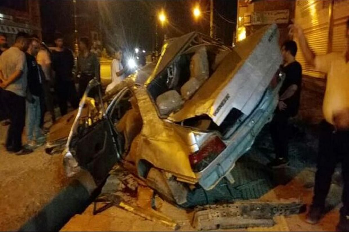 تصادف خودرو در پارس آباد