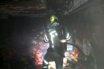 آتش سوزی خودرو در بیمارستان سردار سلیمانی مهار شد