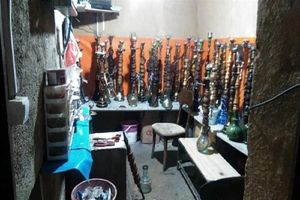 بیش از ۵۰۰ قلیان جمع آوری شد