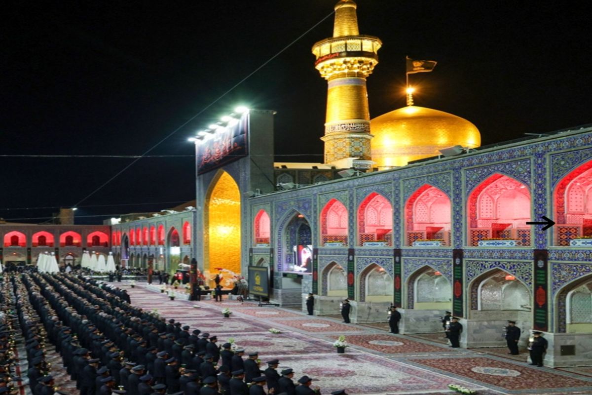 مراسم شام غریبان حرم امام رضا (ع)