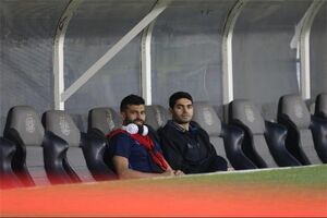 بازیکنان ایران و قطر همزمان وارد ورزشگاه شدند+ عکس