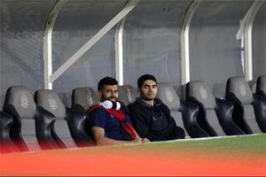 بازیکنان ایران و قطر همزمان وارد ورزشگاه شدند+ عکس