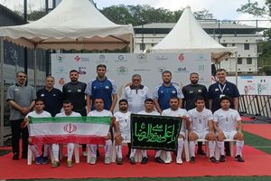 تیم ملی فوتبال نابینایان ایران نایب قهرمان نخستین جام ملت‌ها شد