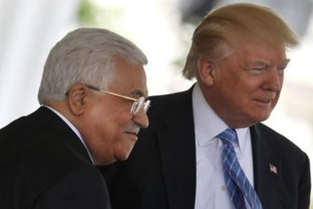 ترامپ و محمود عباس