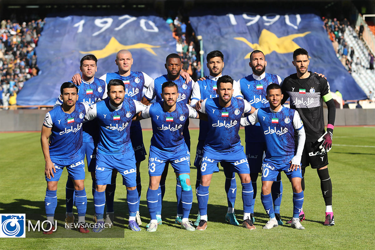 دیدار تیم های فوتبال استقلال و ملوان بندر انزلی