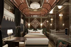 رونمایی از قطار لوکس «رویای صحرا» عربستان سعودی + فیلم