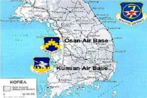 جنگنده های اف ۱۶ آمریکا در کره جنوبی مستقر شدند