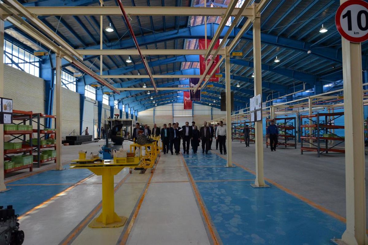 بازدید خط تولید خودروهای شاسی بلند و کراس اوور در ساوه 2
