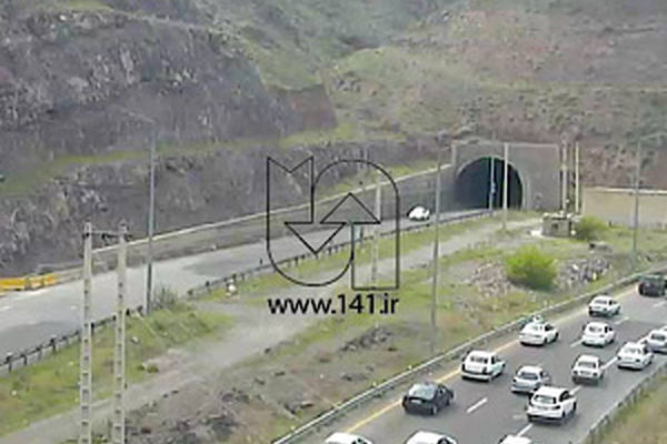 ترافیک وسایل نقلیه در مسیر برخی از محورهای شمالی کشور