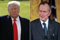 پیام توئیتری ترامپ در واکنش به مرگ جرج بوش پدر