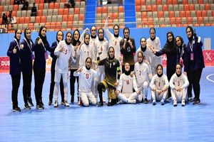 فوتسال دختران ایران در چین در بین چهار تیم، سوم شد!