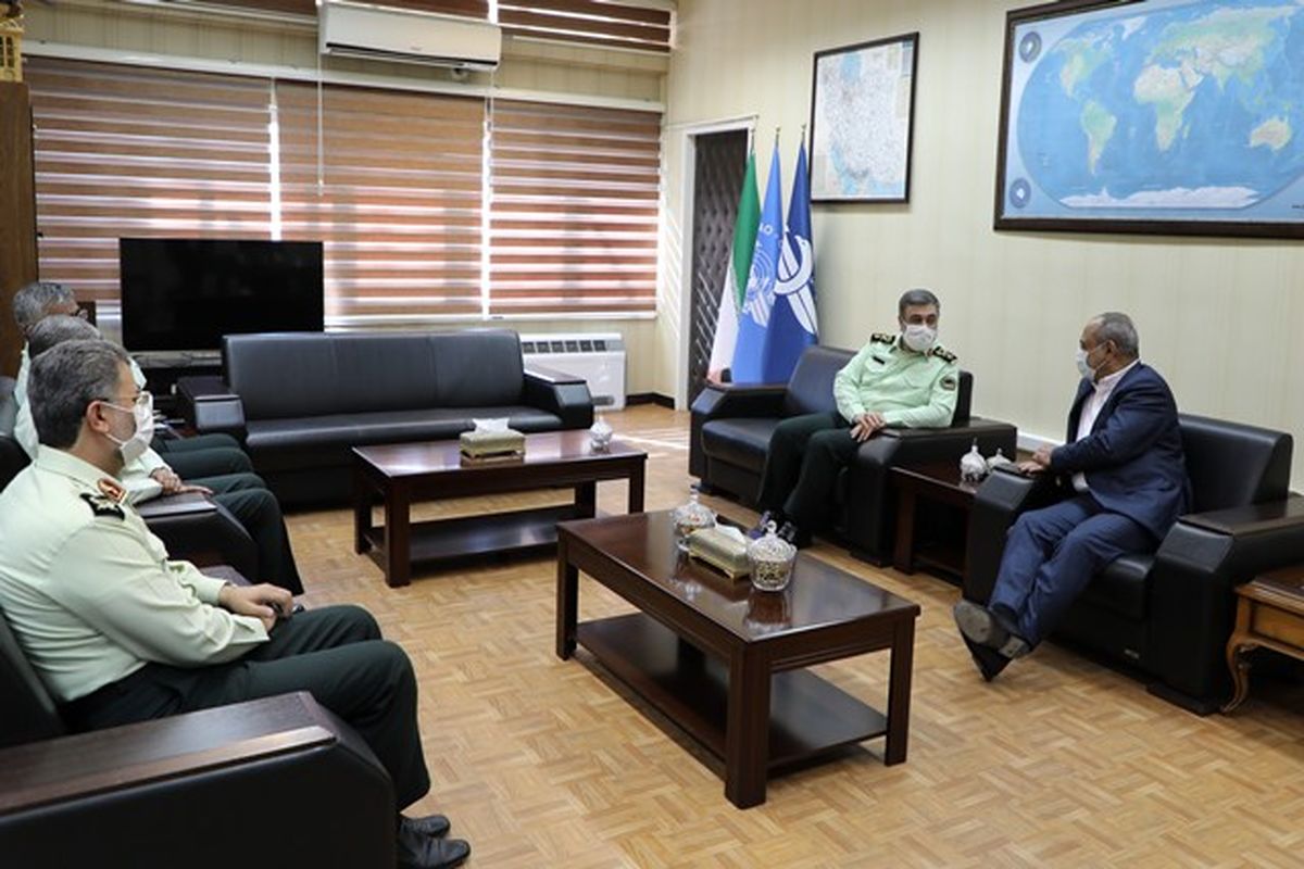 دیدار سردار اشتری با رئيس سازمان هواپيمايی کشوری