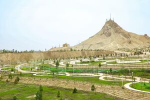 احداث مسیر دسترسی به بوستان خضرنبی(ع) قم با اعتباری ۲۵ میلیارد ریالی آغاز شد
