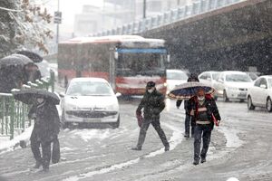 کولاک برف و یخبندان در راه آذربایجان‌شرقی