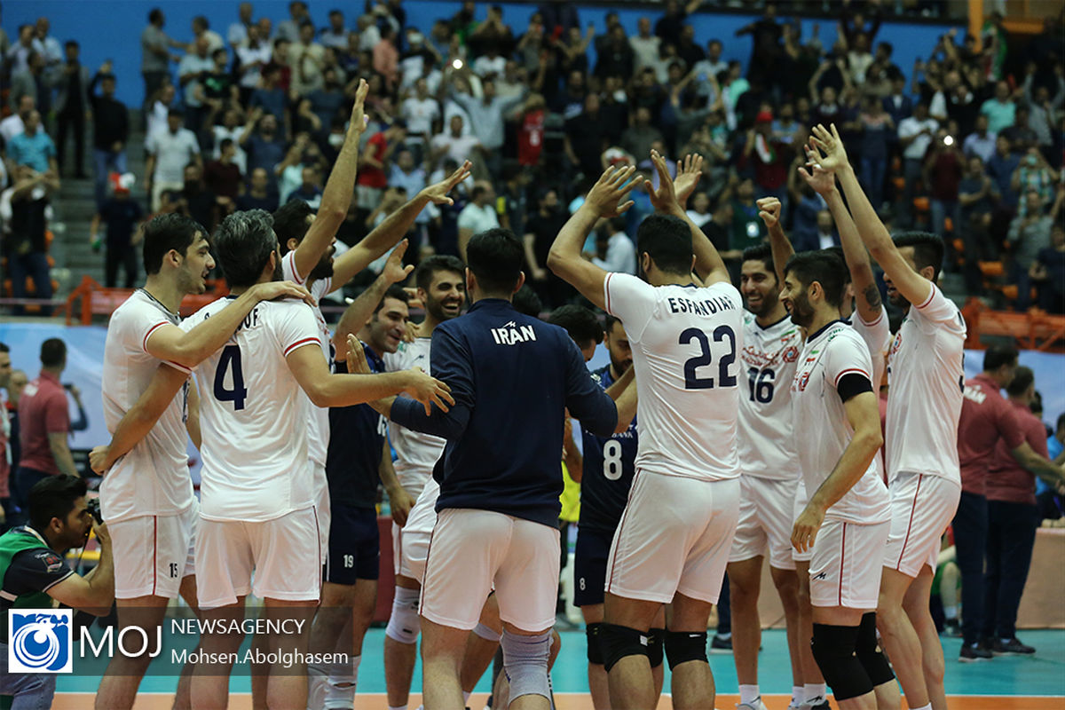 دیدار تیم های ملی والیبال ایران و استرالیا