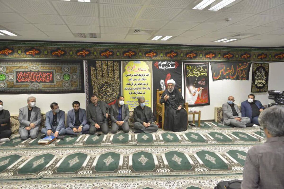 آیت ا...رمضانی گیلانی در مراسم عزاداری حسینی