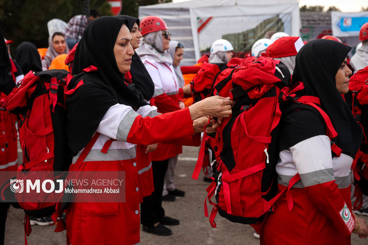 رزمایش نوروزی جمعیت هلال احمر