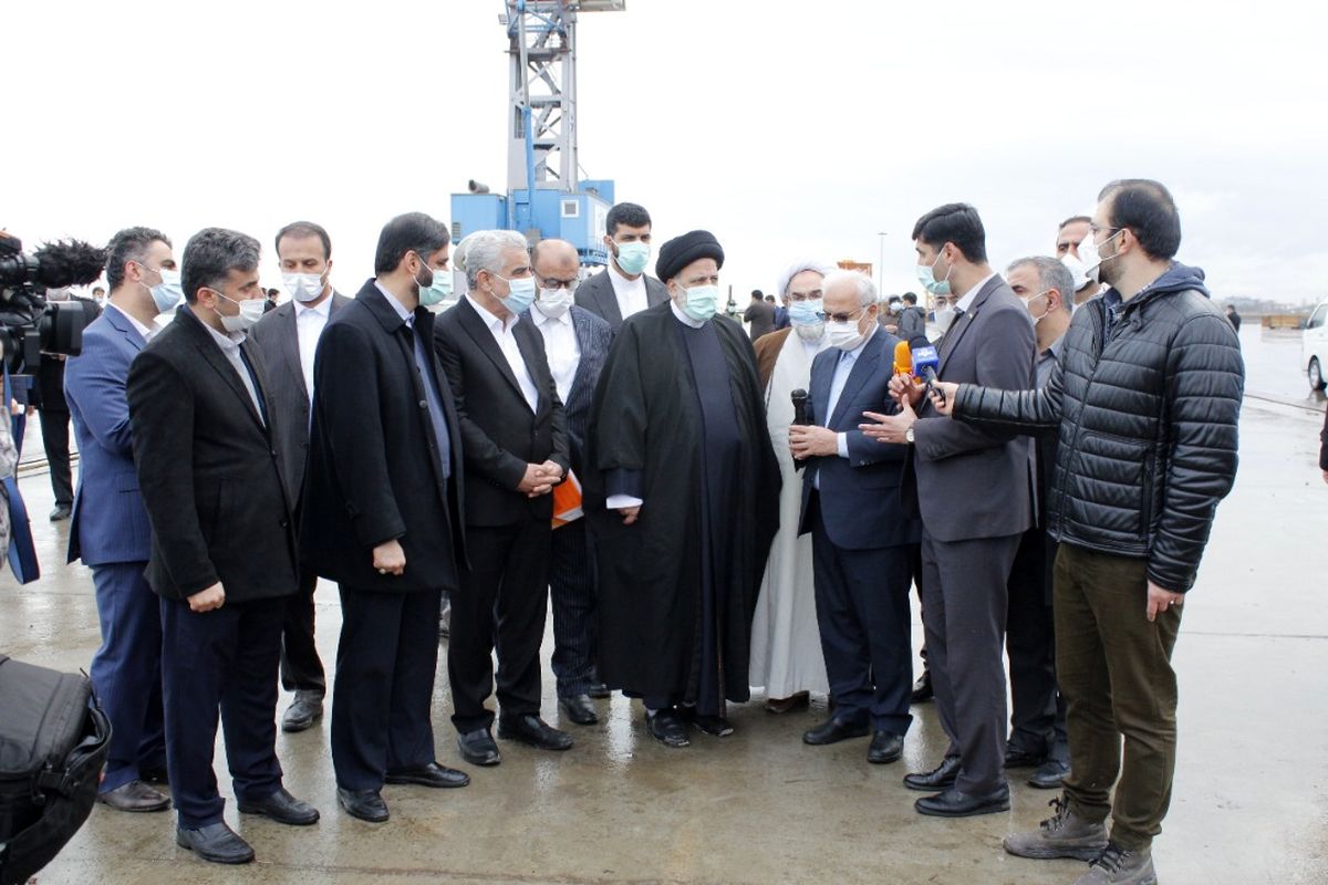 بازدید رئیس جمهور از منطقه آزاد انزلی