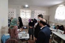 بازدید فرماندار یزد از کارگاه حمایتی و تولیدی معلولان یزد و  بازدید معان فرماندار از مجتمع های دامداری