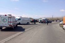 واژگونی خودروی ون 8 مصدوم به جا گذاشت