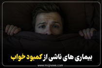 اینفوگرافیک/ بیماری های ناشی از کمبود خواب