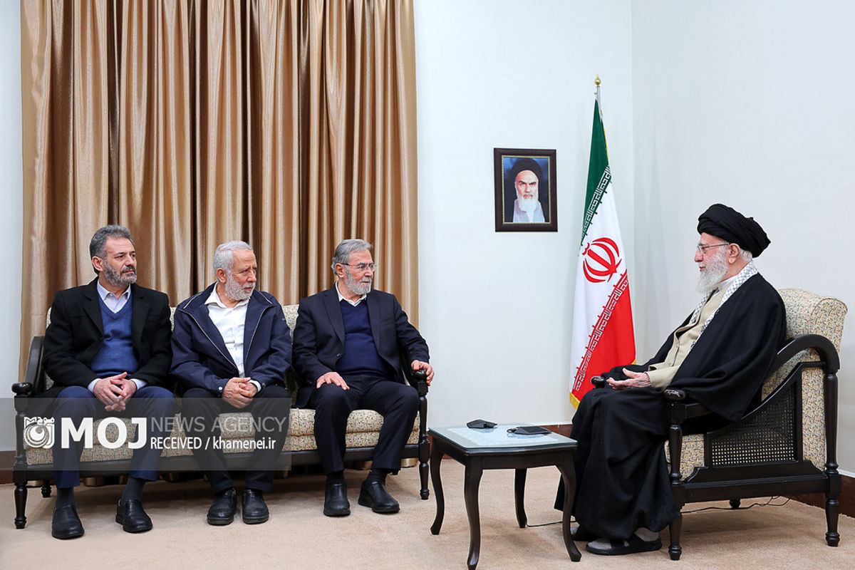 دیدار دبیرکل جهاد اسلامی فلسطین با رهبر انقلاب اسلامی