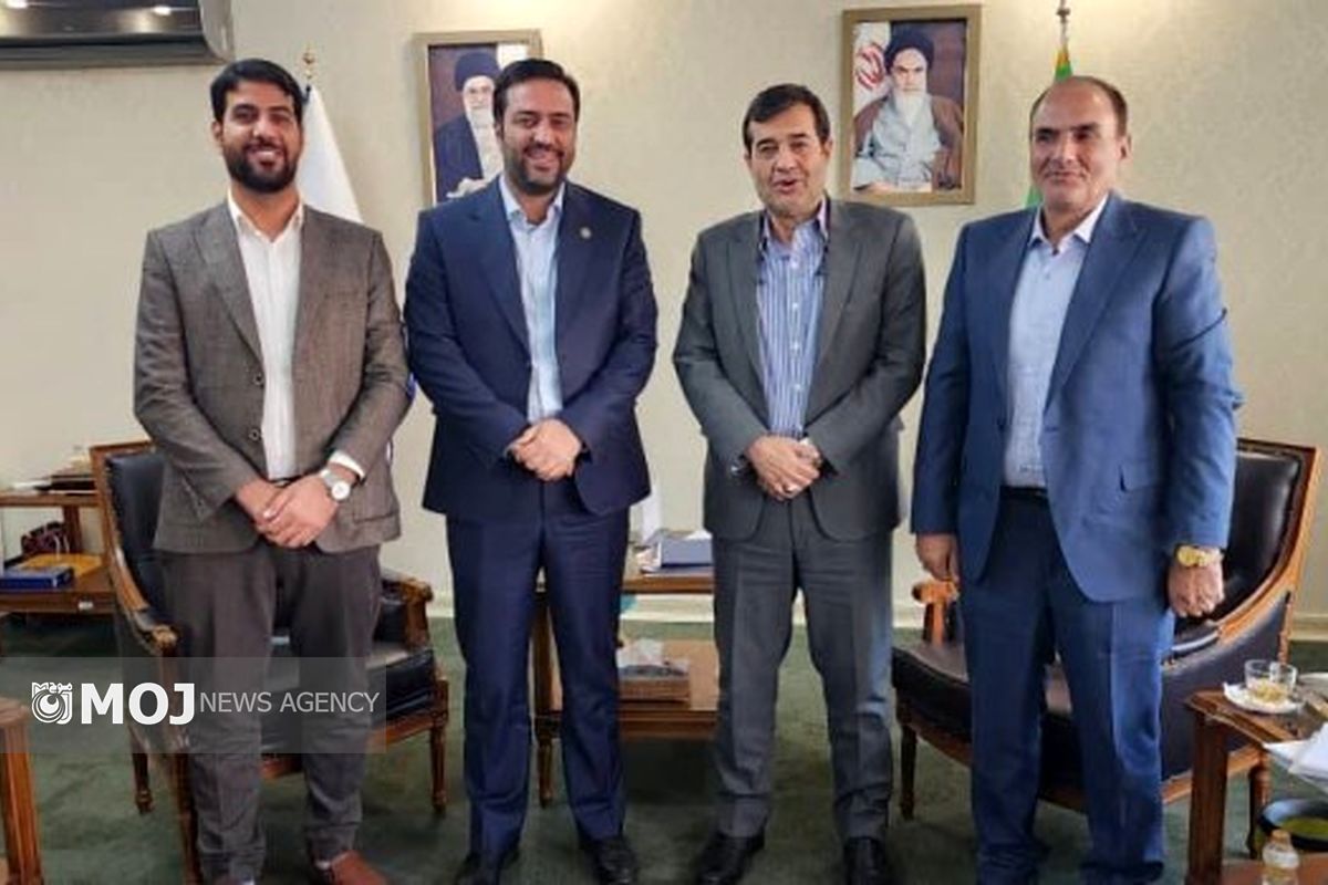 دیدار رحیم سرهنگی  کیش با وزیر ورزش  