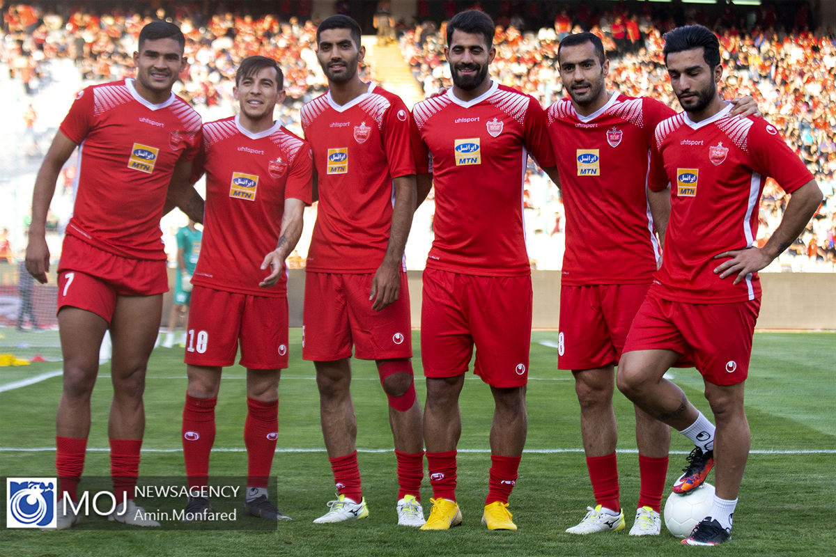 دیدار تیم های فوتبال پرسپولیس و پارس جنوبی جم/ ترکیب پرسپولیس