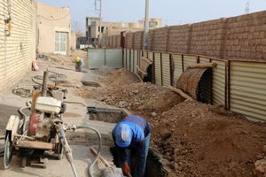 عملیاتی شدن بیش از90درصد شبکه فاضلاب در شهرستان مبارکه 