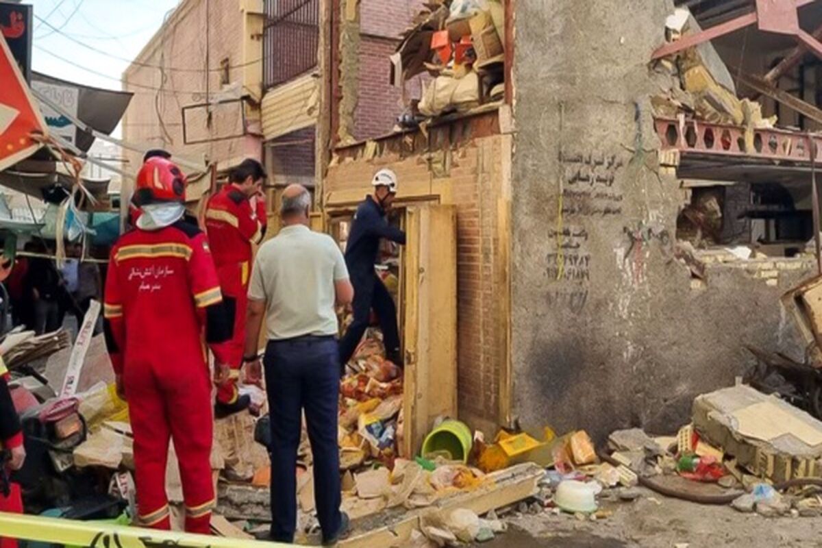 آتش سوزی در بازار بزرگ بندرعباس 