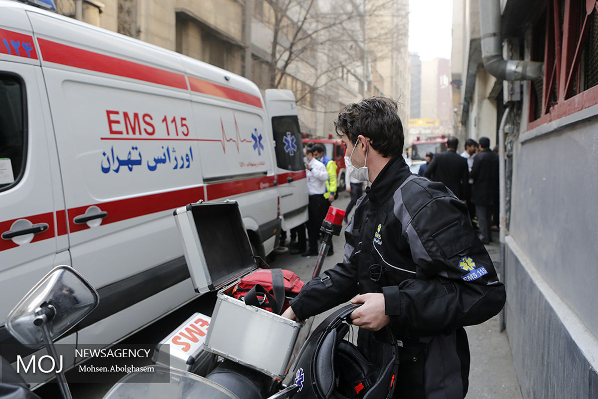 آتش سوزی در ساختمان برق حرارتی 