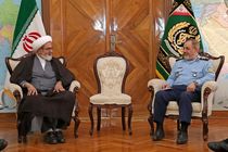 وزیر دفاع با رئیس سازمان قضایی نیروهای مسلح دیدار کرد
