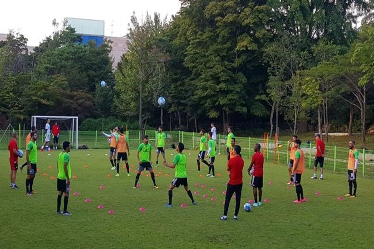 تمرین ملی پوشان فوتبال ایران