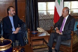 دیدار امیرعبداللهیان با رئیس پارلمان لبنان