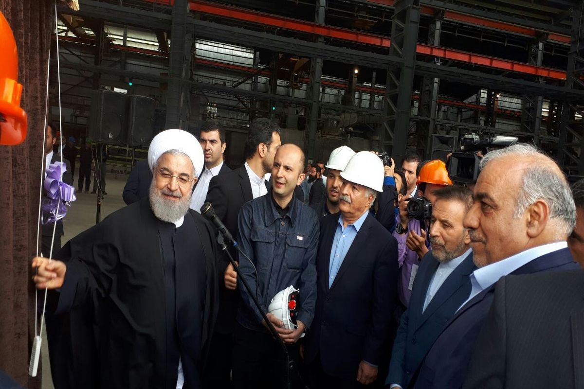 افتتاح ذوب آهن