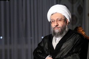 آیت‌الله آملی لاریجانی در راهپیمایی روز جهانی قدس حضور یافت
