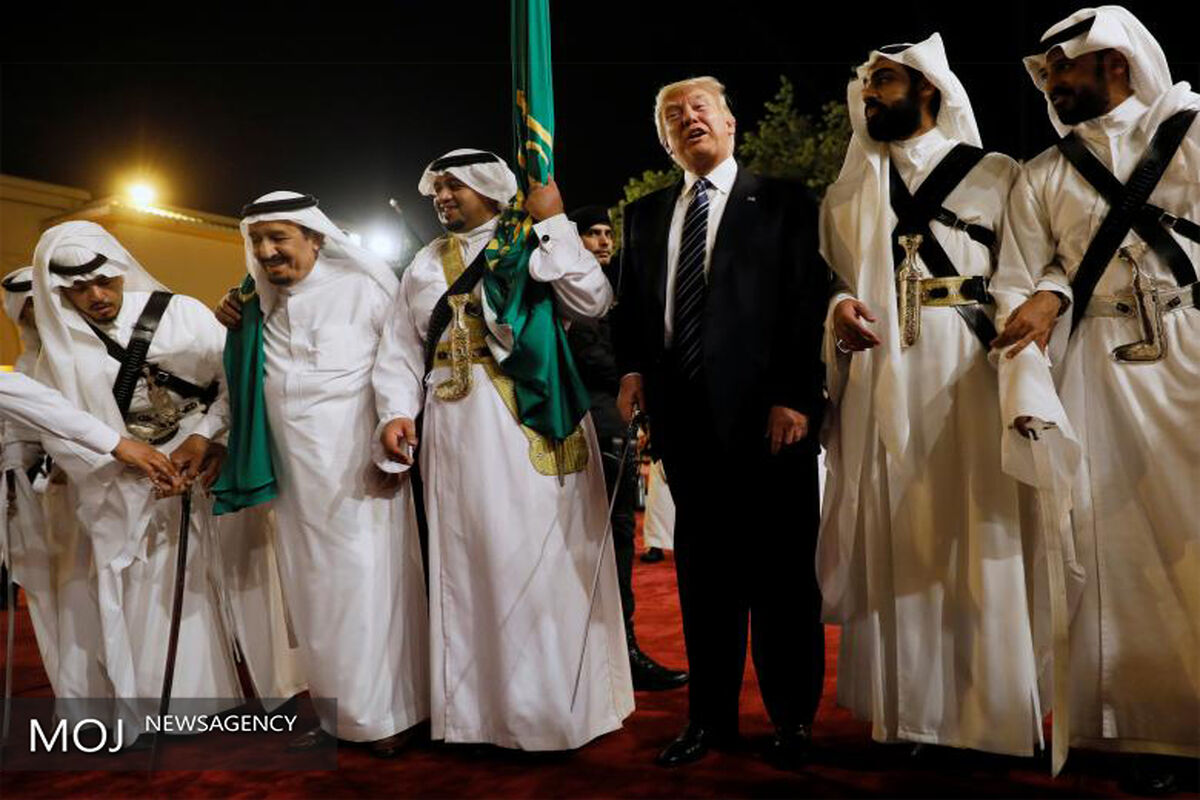 دیدار دونالد ترامپ با پادشاه عربستان