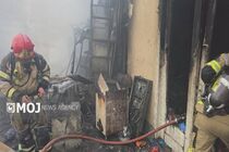حریق کارخانه کاغذسازی در شهرک صنعتی فرامان کرمانشاه تحت کنترل درآمد