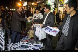 ساماندهی دستفروشان چهارراه ولیعصر تهران + فیلم