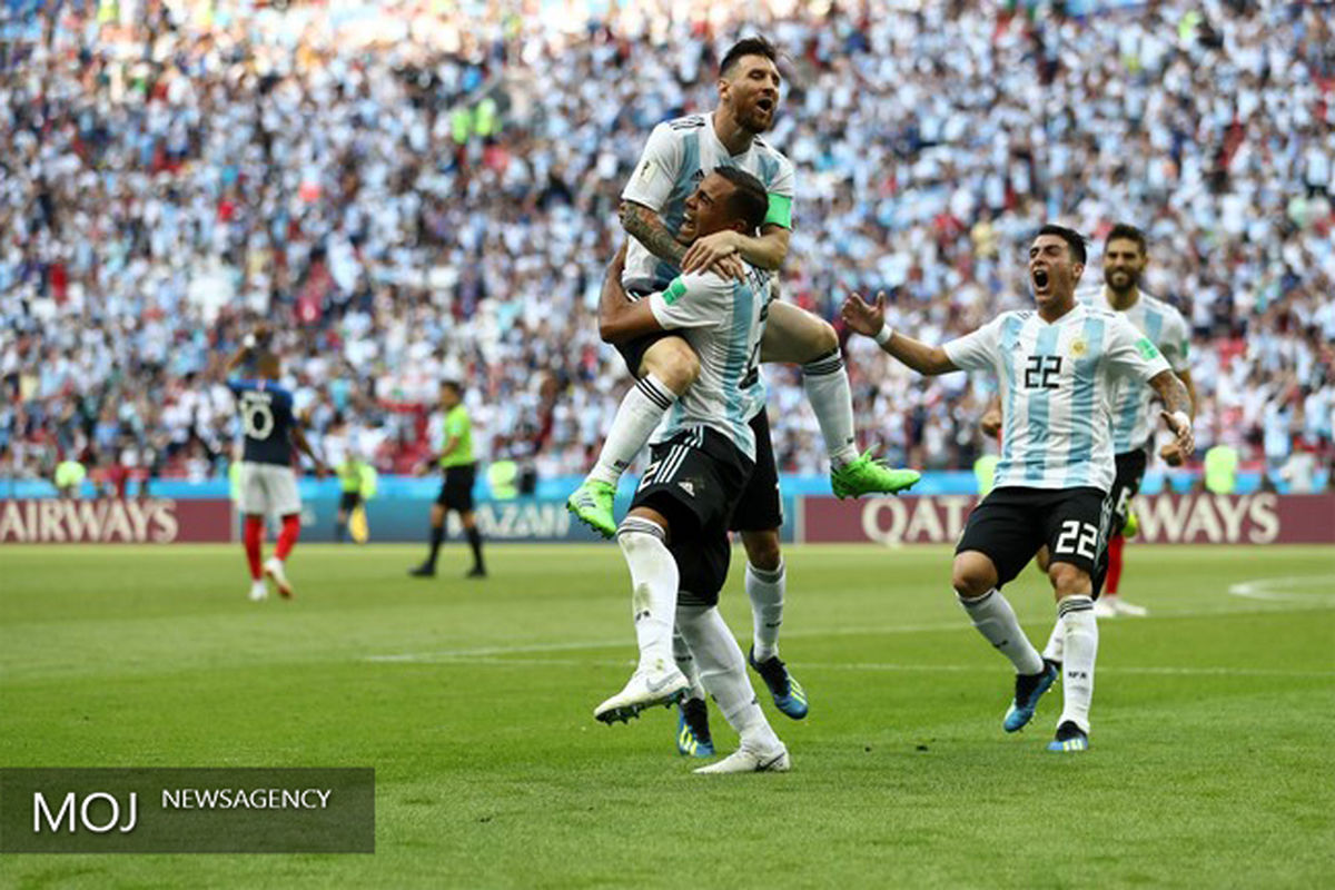 جام جهانی فوتبال - دیدار تیم های فرانسه و آرژانتین