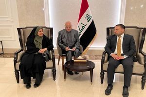 فرزانه صادق وارد عراق شد