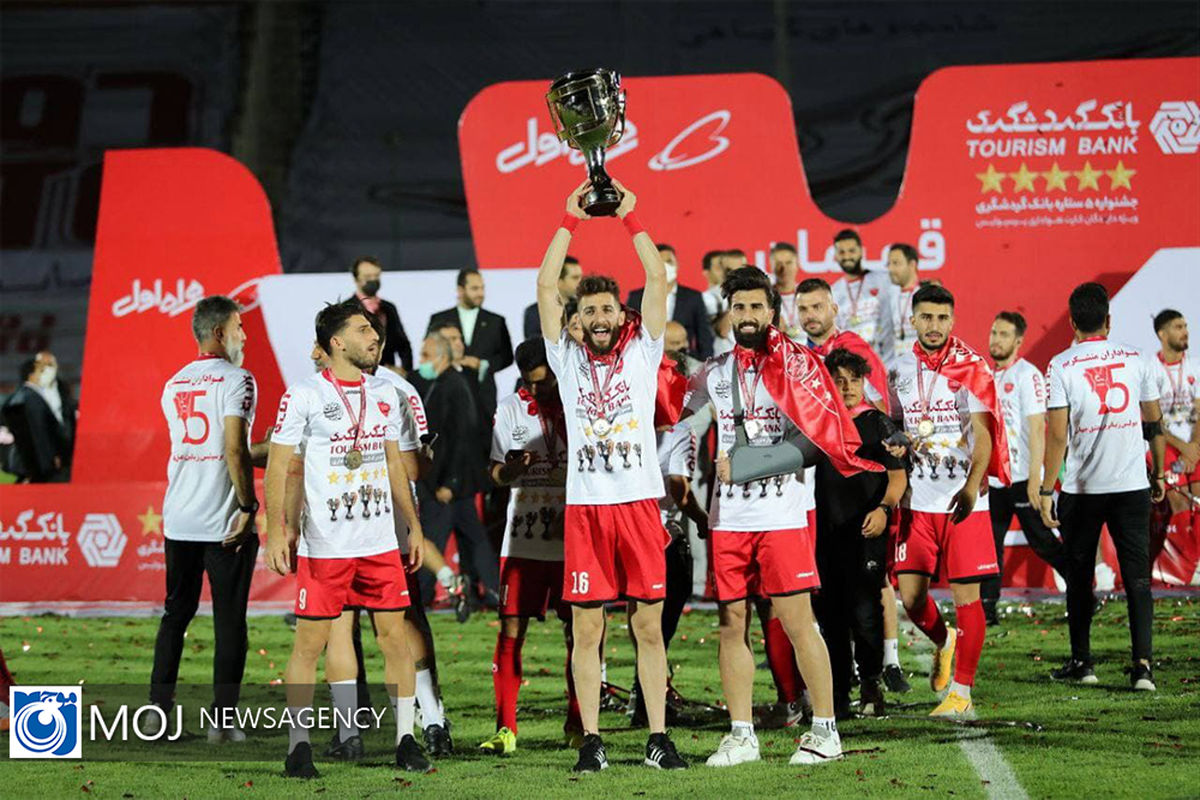 جشن قهرمانی پرسپولیس در بیستمین دوره لیگ برتر فوتبال