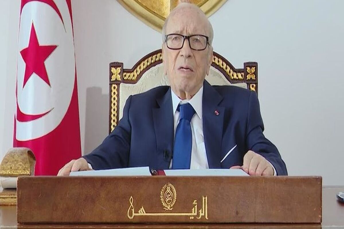 الباجی قائد السبسی رئیس‌جمهور تونس