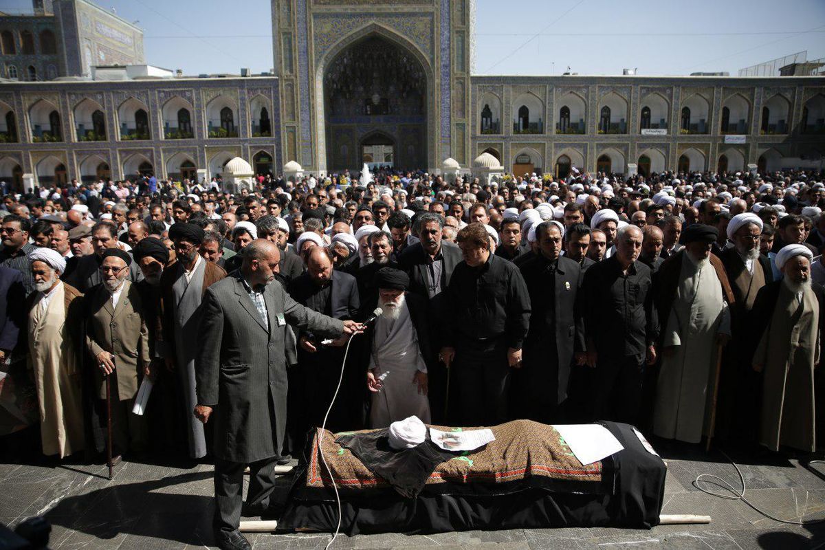 پیکر آیت‌الله معصومی شاهرودی 